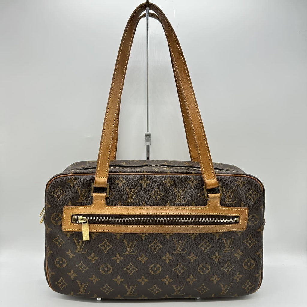 Louis Vuitton M51181 Cite GM Tote Bag/Shoulder Bag Monogram Leather Brown Pre-owned