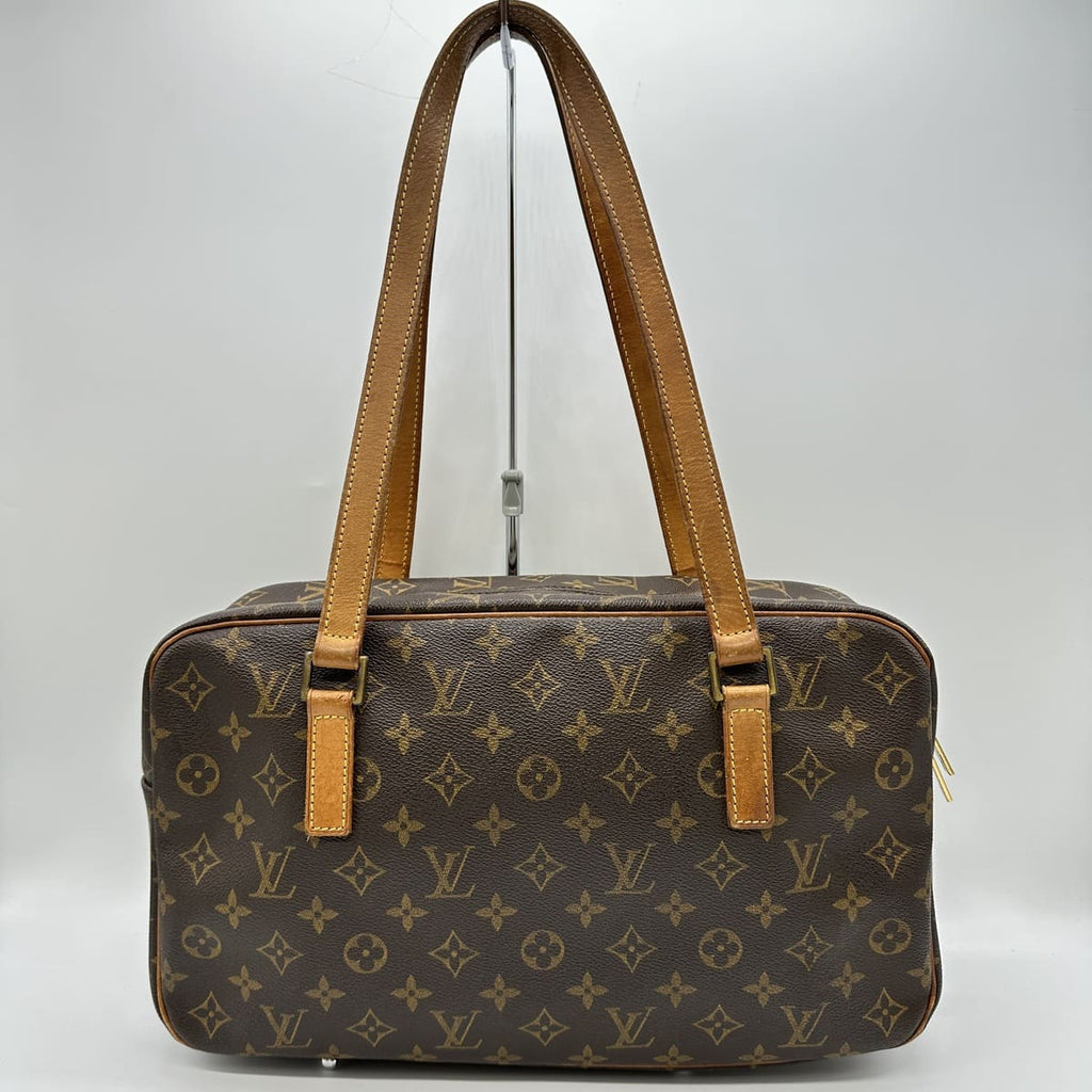 Louis Vuitton M51181 Cite GM Tote Bag/Shoulder Bag Monogram Leather Brown Pre-owned