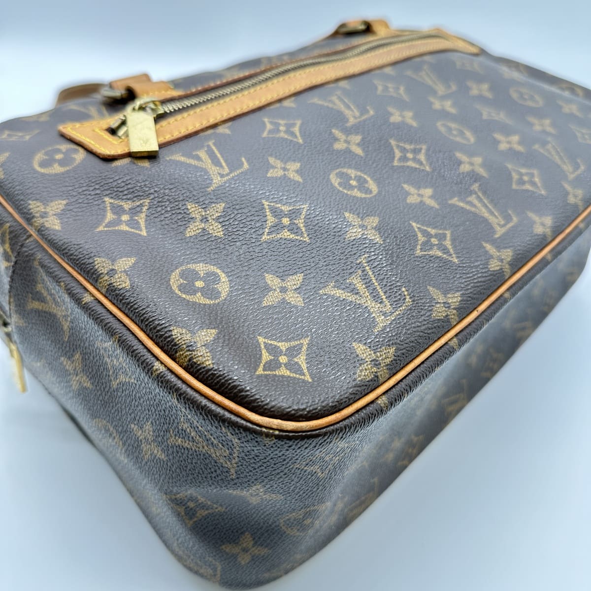 Louis Vuitton M51181 Cite GM Tote Bag/Shoulder Bag Monogram Leather Brown Pre-owned