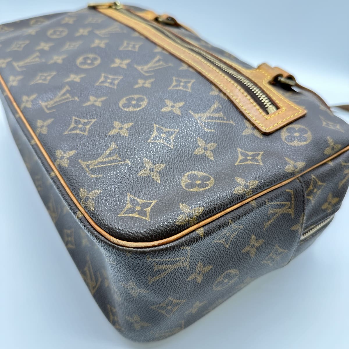 Louis Vuitton M51181 Cite GM Tote Bag/Shoulder Bag Monogram Leather Brown Pre-owned