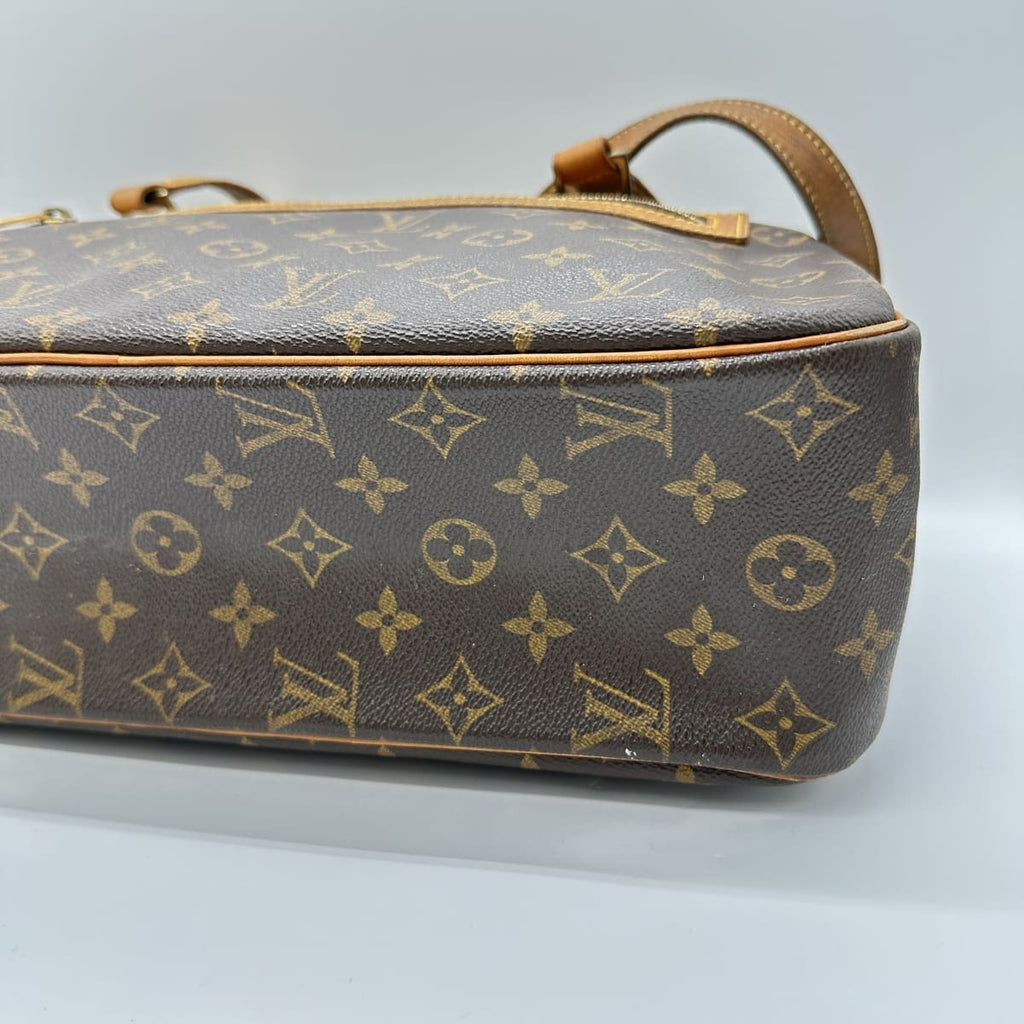 Louis Vuitton M51181 Cite GM Tote Bag/Shoulder Bag Monogram Leather Brown Pre-owned