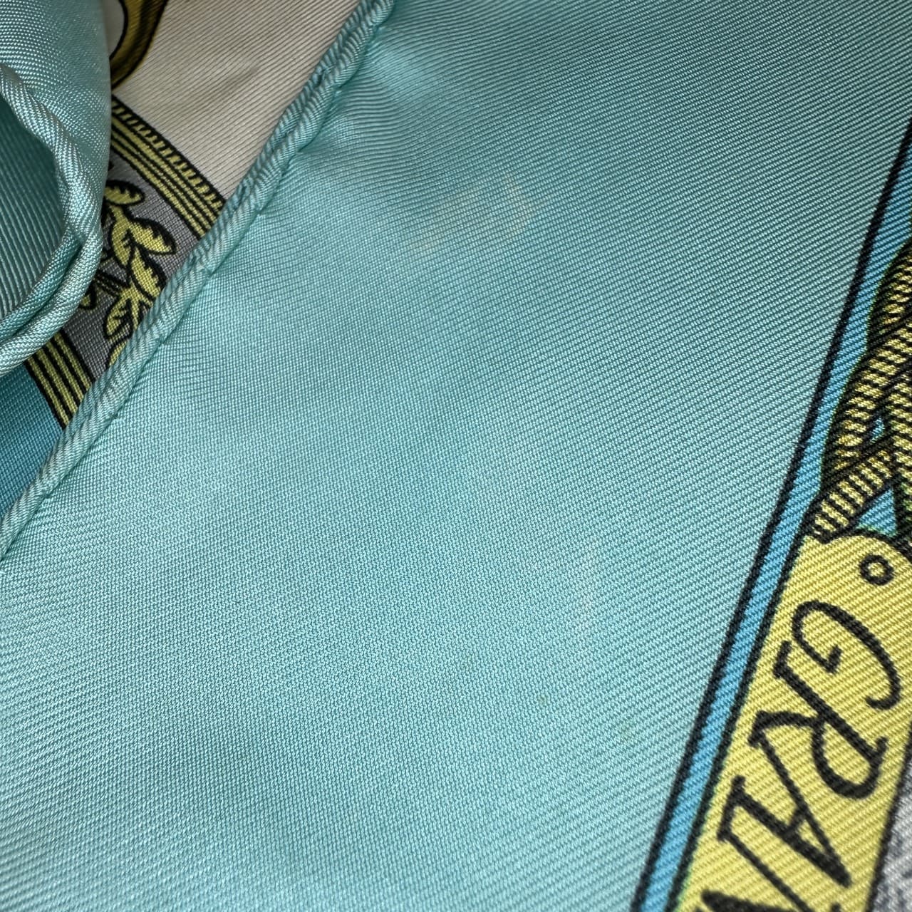 Hermès Carré 90 Grands Attelages Scarf Silk Green Pre-owned