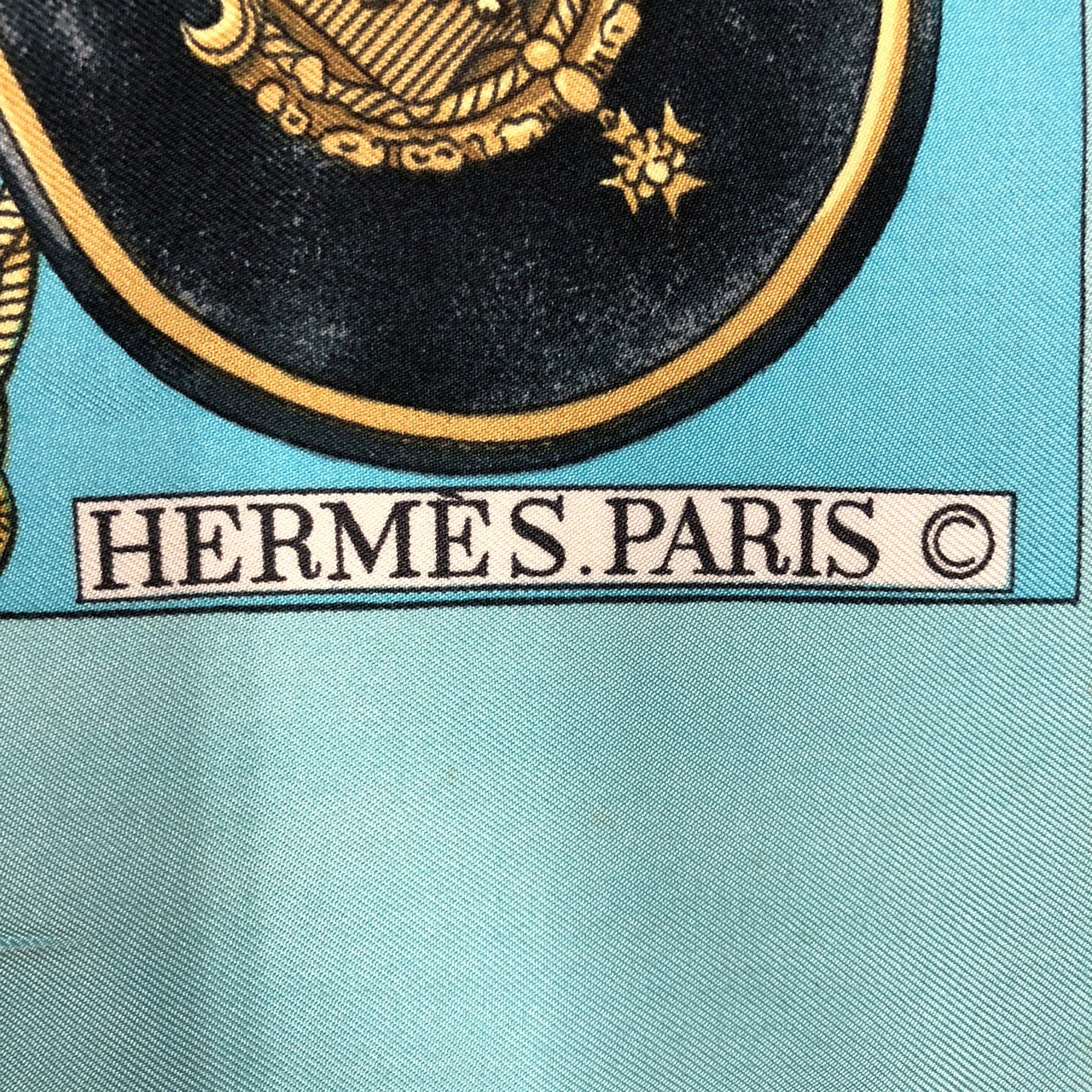 Hermès Carré 90 Grands Attelages Scarf Silk Green Pre-owned