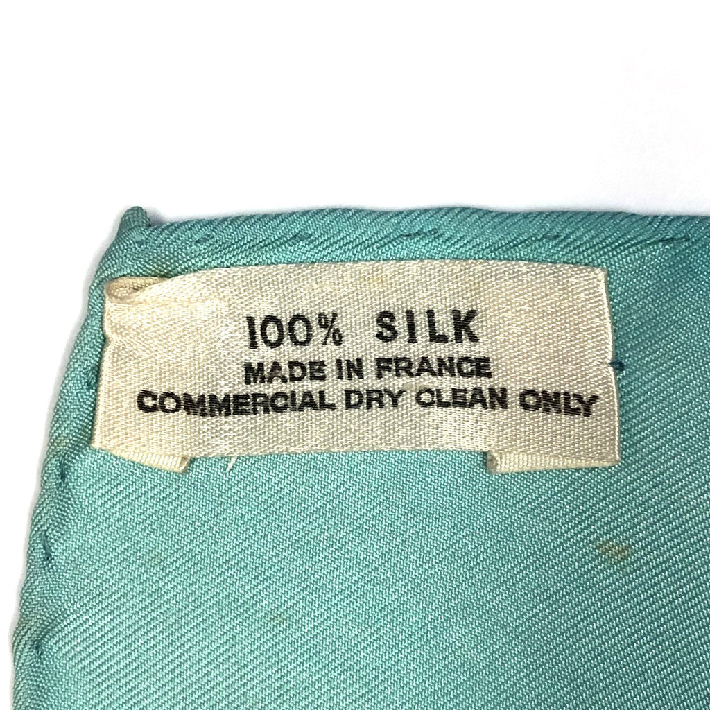 Hermès Carré 90 Grands Attelages Scarf Silk Green Pre-owned