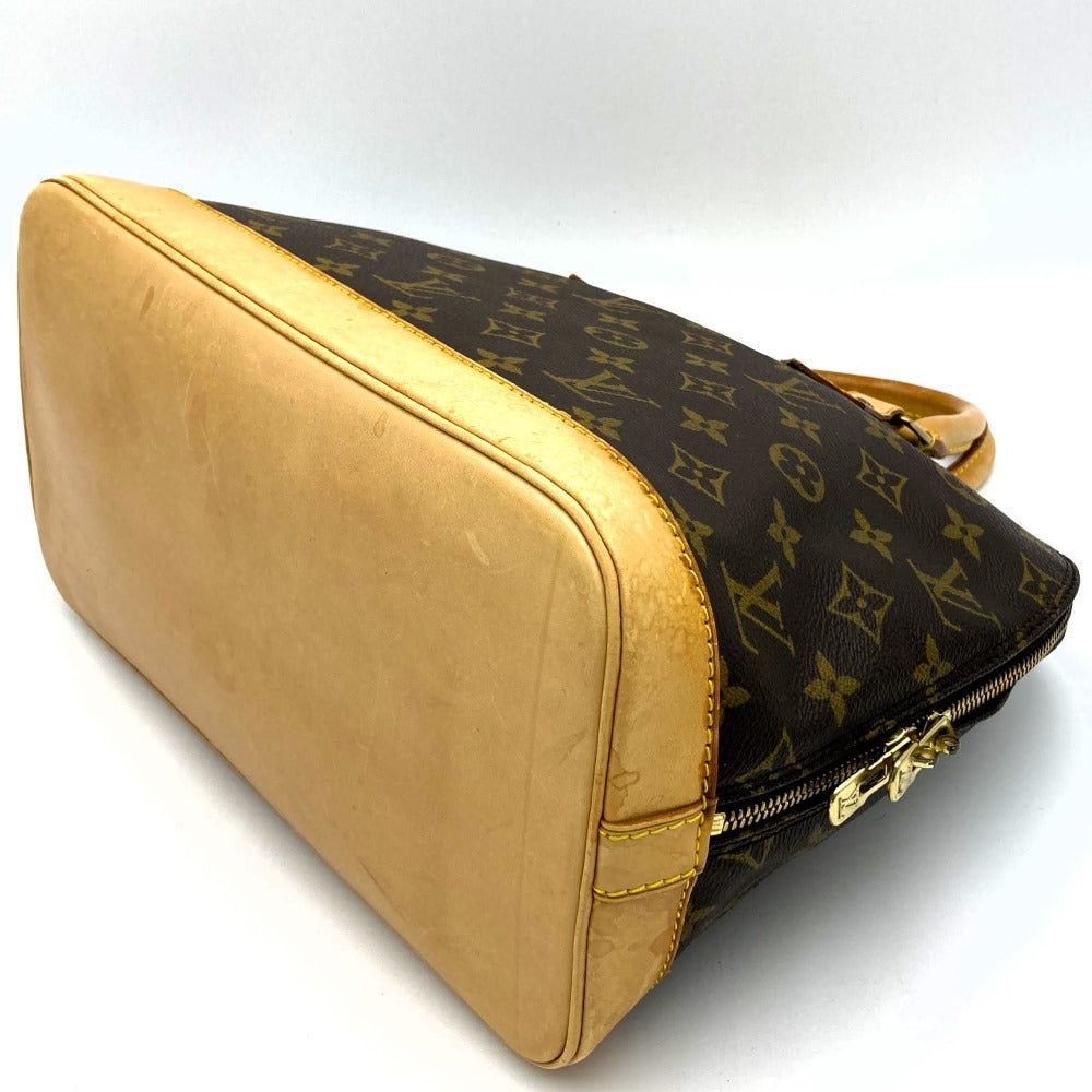 Louis Vuitton M51130 Alma Handbag Monogram Canvas Brown Pre-owned