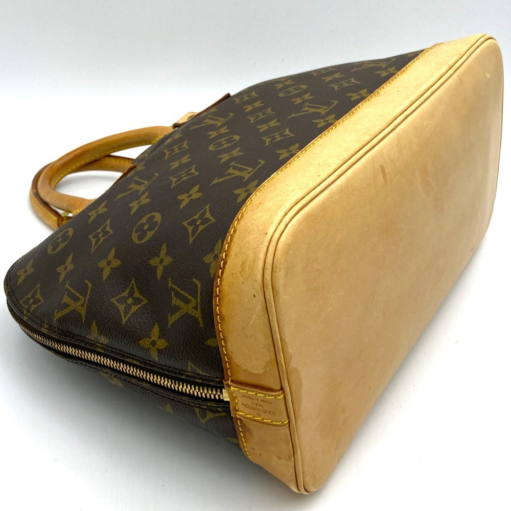 Louis Vuitton M51130 Alma Handbag Monogram Canvas Brown Pre-owned