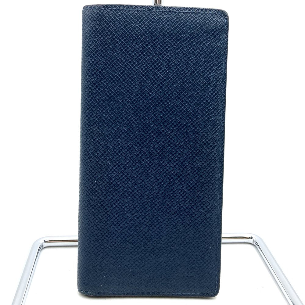 LOUIS VUITTON M61804 Portefeuille Alexandre Taiga Long Wallet Navy Leather Women's Men's PRE-OWNED Fashion