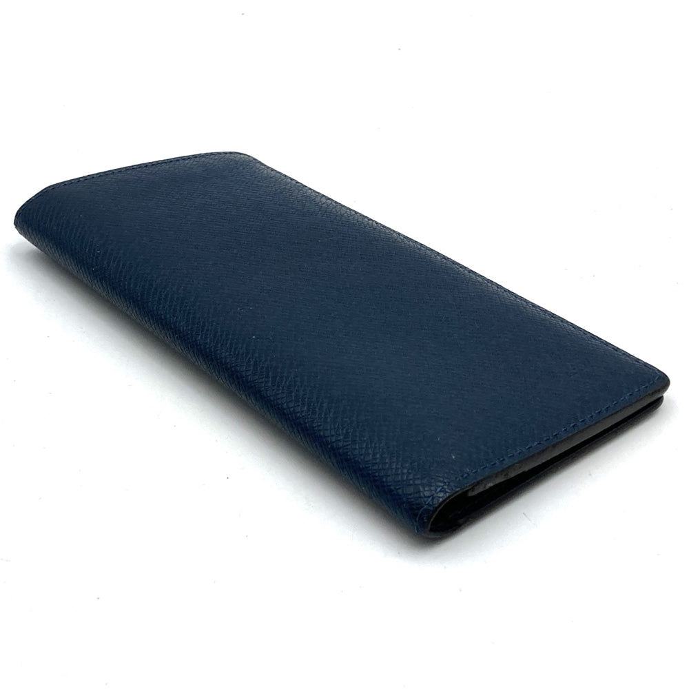 LOUIS VUITTON M61804 Portefeuille Alexandre Taiga Long Wallet Navy Leather Women's Men's PRE-OWNED Fashion