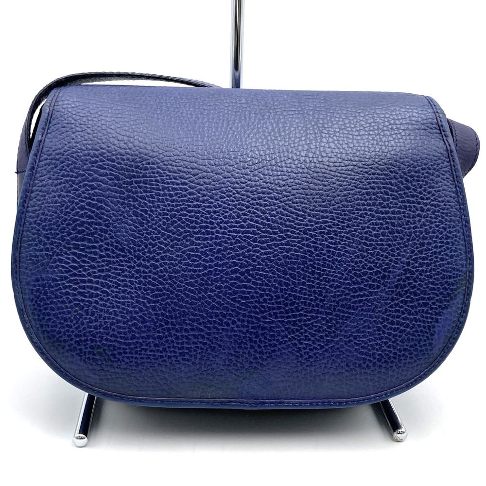 Christian Dior Shoulder Bag/Pouch Leather Navy Pre-owned
