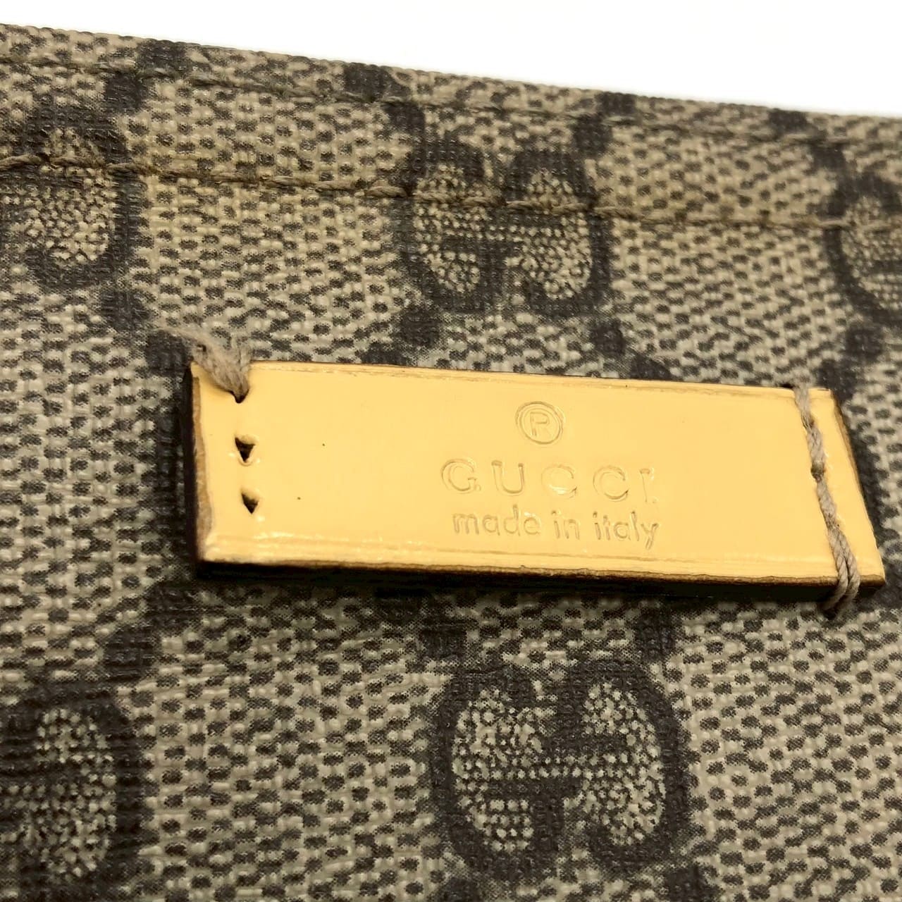 Gucci 201446 GG Supreme Shoulder Bag Yellow Pre-owned