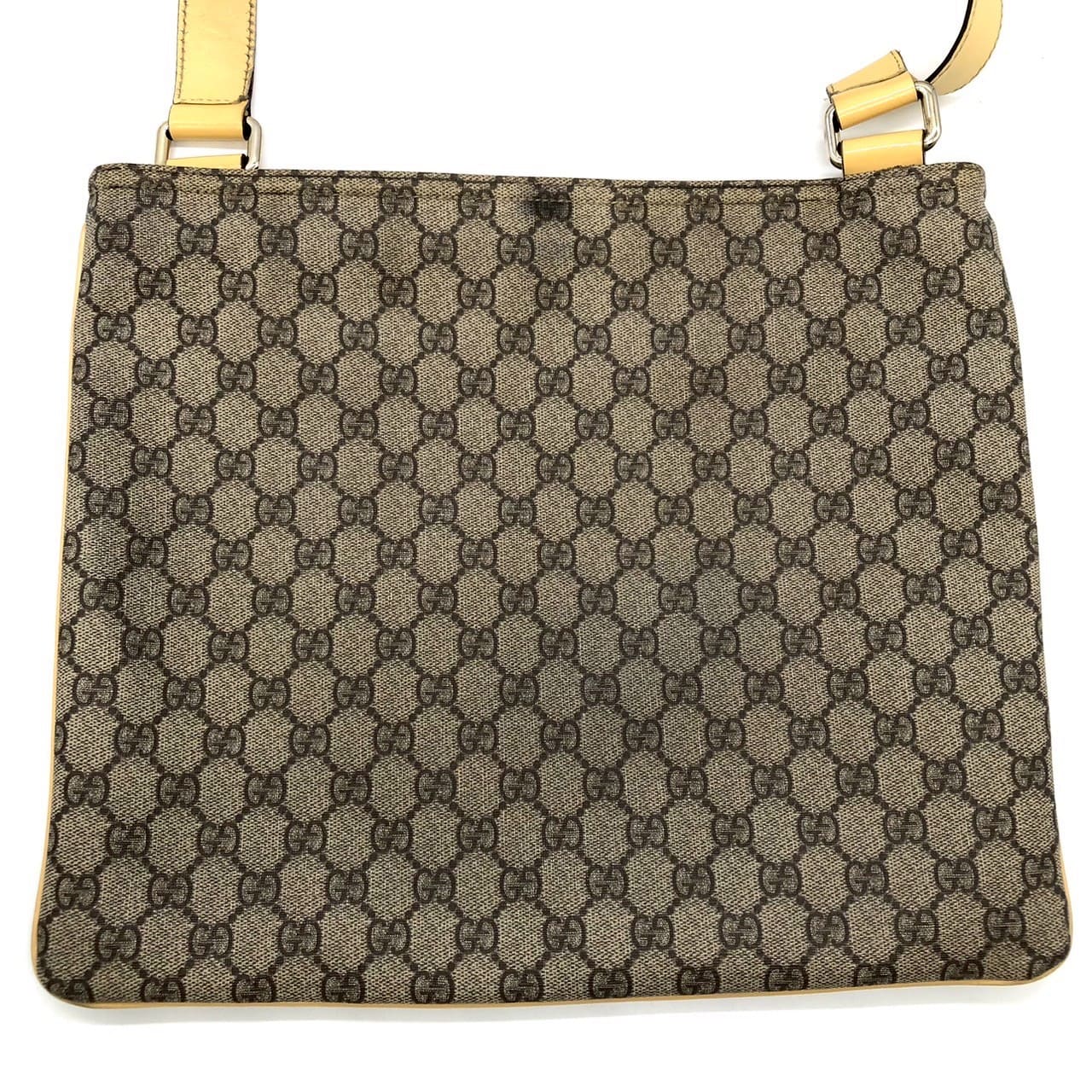 Gucci 201446 GG Supreme Shoulder Bag Yellow Pre-owned
