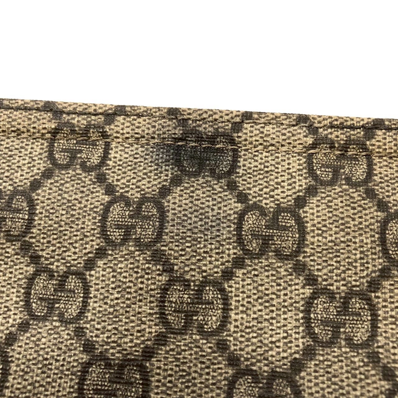 Gucci 201446 GG Supreme Shoulder Bag Yellow Pre-owned
