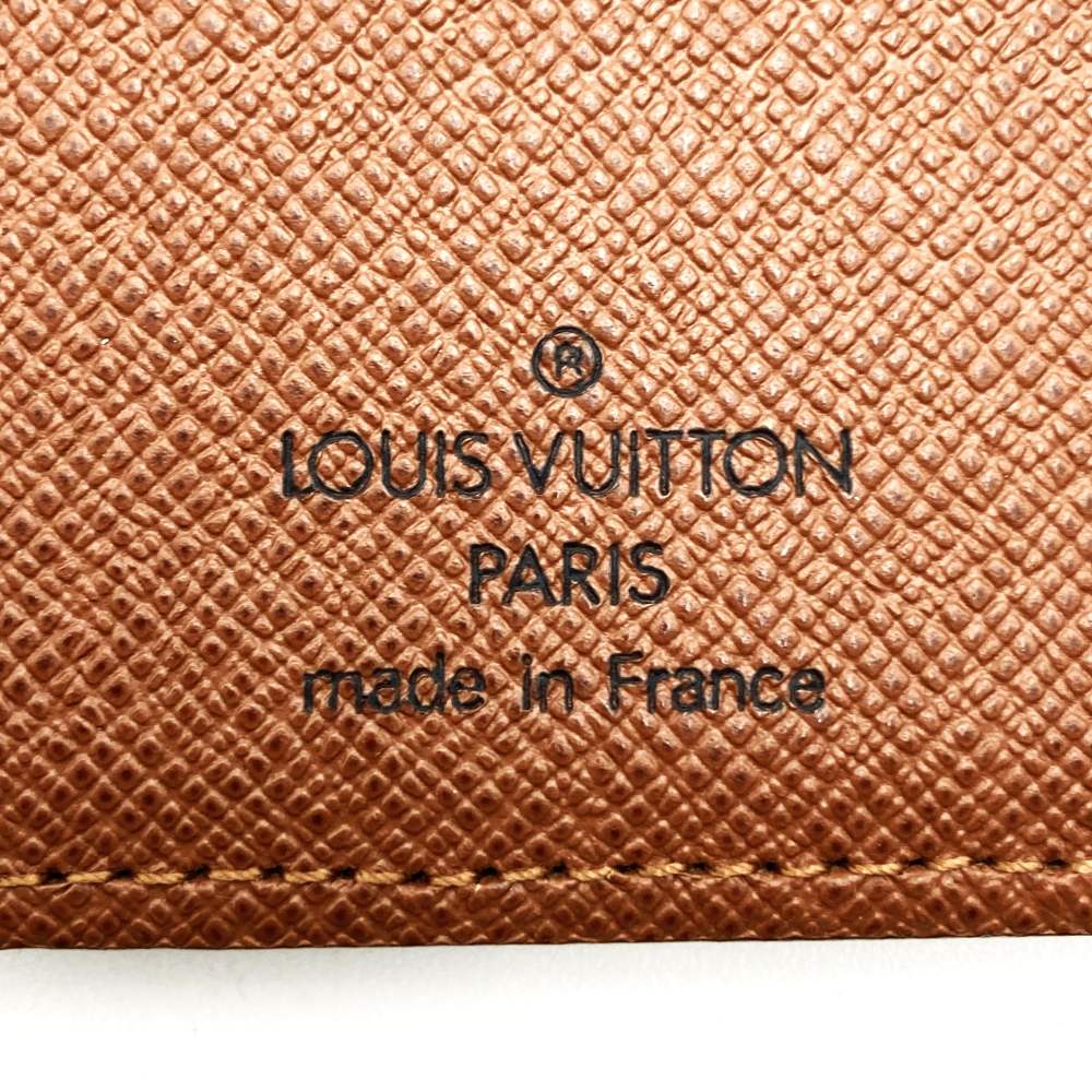 Louis Vuitton M66540 Portefeuille Brazza Bi-fold Long Wallet Monogram Brown Pre-owned