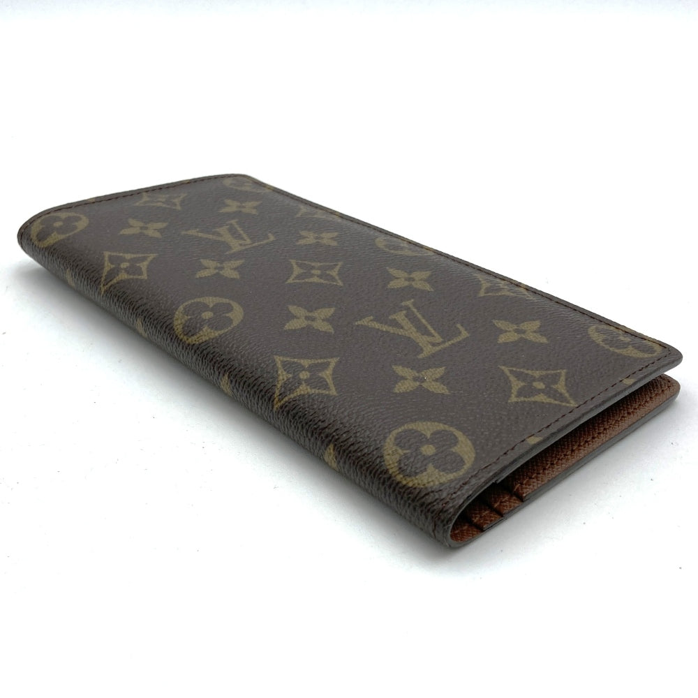 Louis Vuitton M66540 Portefeuille Brazza Bi-fold Long Wallet Monogram Brown Pre-owned