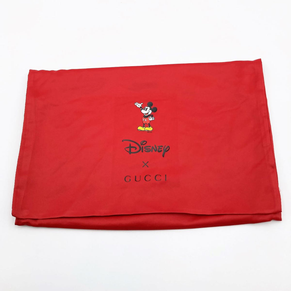 Gucci 602552 Disney Mickey Mouse Clutch Bag GG Supreme Beige Pre-owned