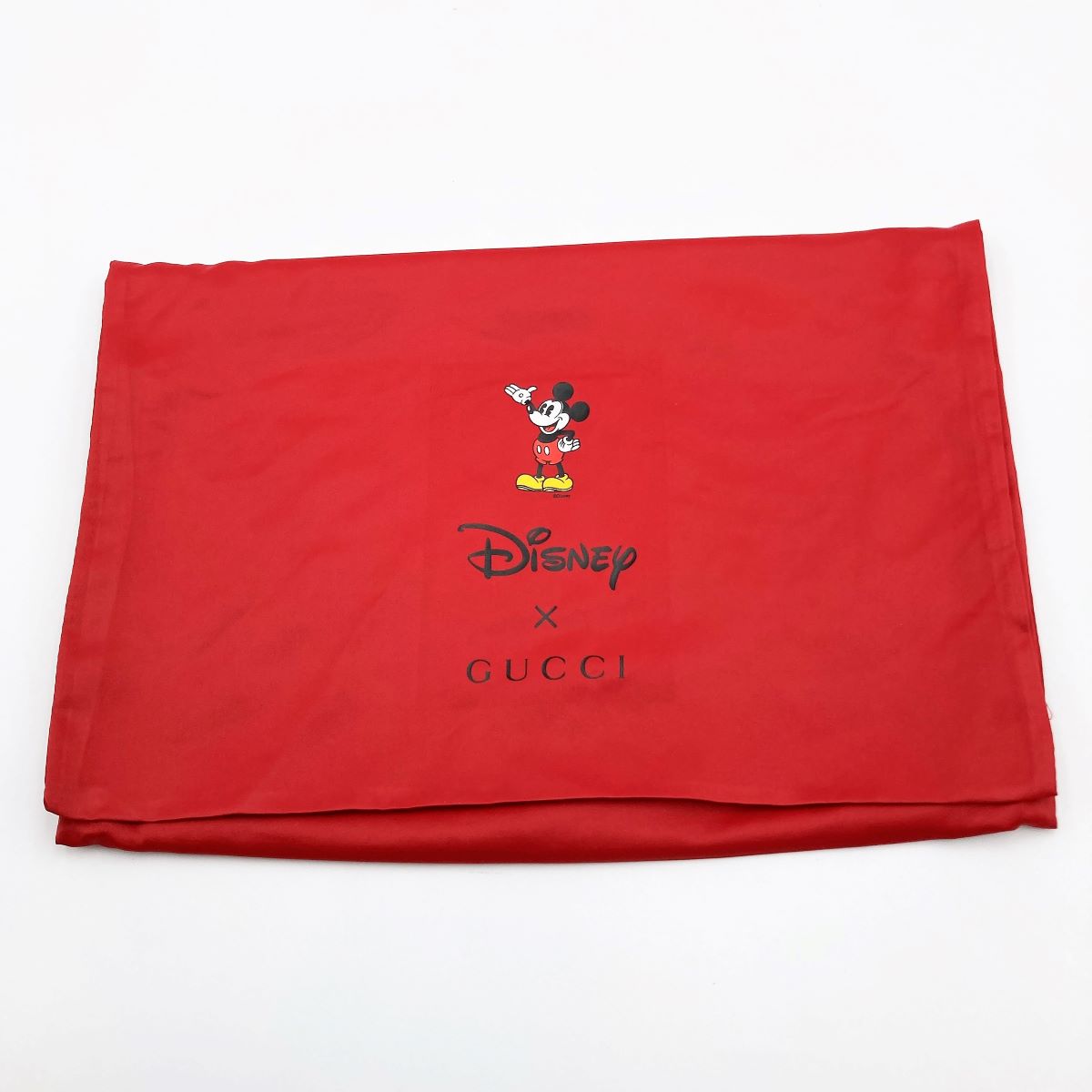 Gucci 602552 Disney Mickey Mouse Clutch Bag GG Supreme Beige Pre-owned