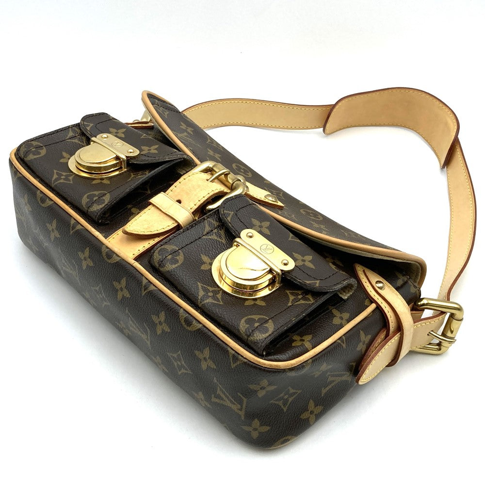 Louis Vuitton M40027 Hudson PM Shoulder Bag Monogram Brown Pre-owned