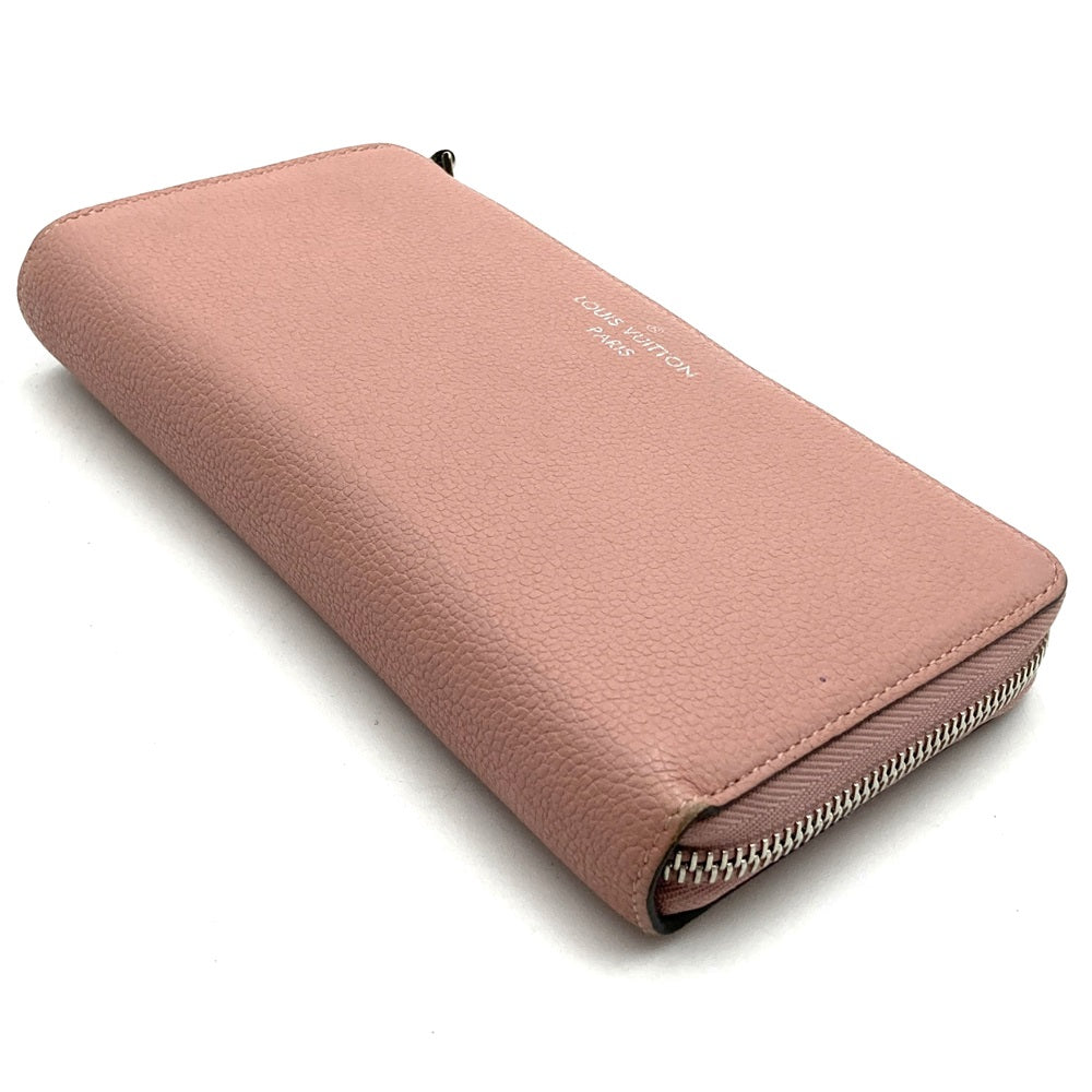 Louis Vuitton M60148 Portefeuille Comet Long Wallet Leather Magnolia Pink Pre-owned