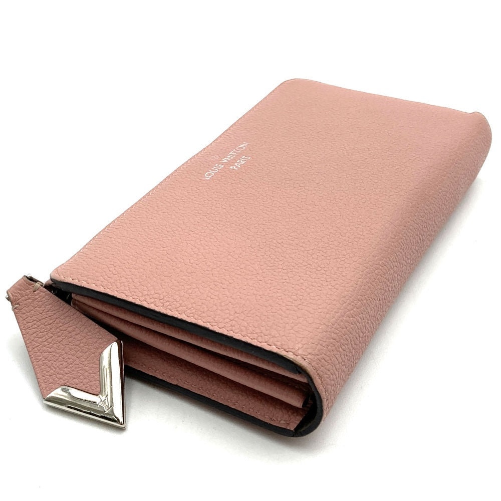 Louis Vuitton M60148 Portefeuille Comet Long Wallet Leather Magnolia Pink Pre-owned