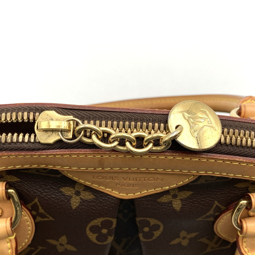Louis Vuitton M40143 Tivoli PM Handbag Monogram Canvas Brown Pre-owned