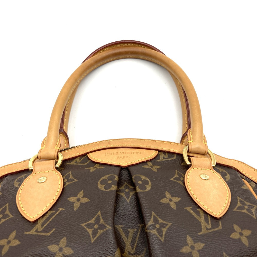 Louis Vuitton M40143 Tivoli PM Handbag Monogram Canvas Brown Pre-owned