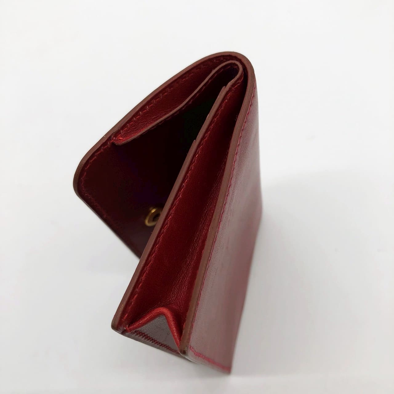 Hermès Sellier Coin Case/Card Case Leather Red Pre-owned