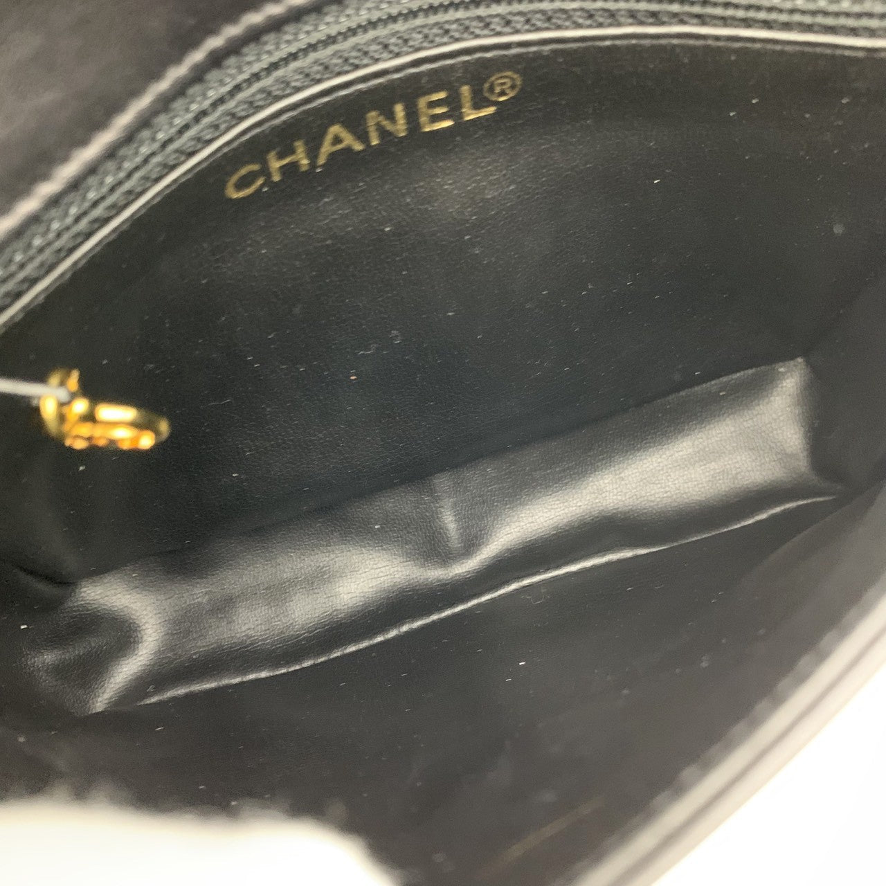 Chanel Triple Coco Mark Waist Bag Leather Black Pre-owned