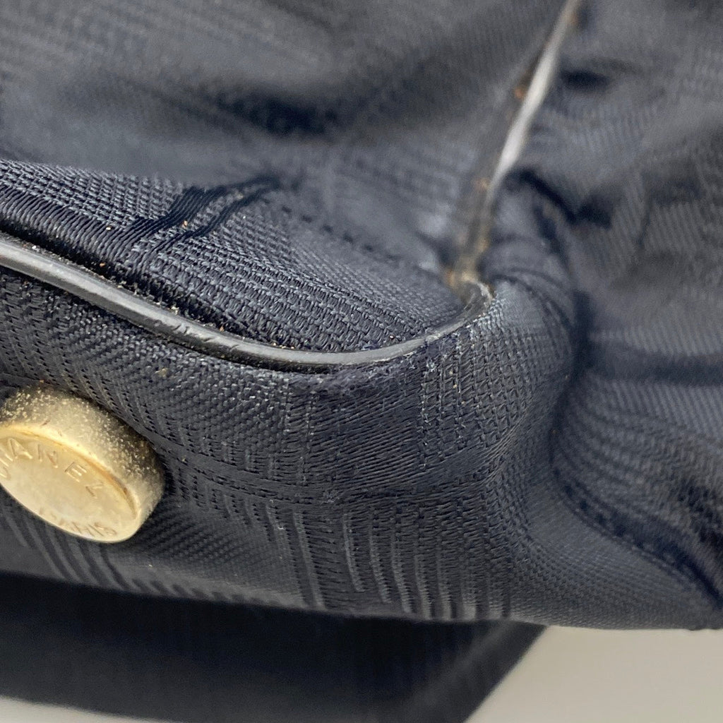 CHANEL Chanel Handbag Tote Bag New Travel Line MM Nylon Canvas Black Women's Men's Vintage PRE-OWNED Fashion