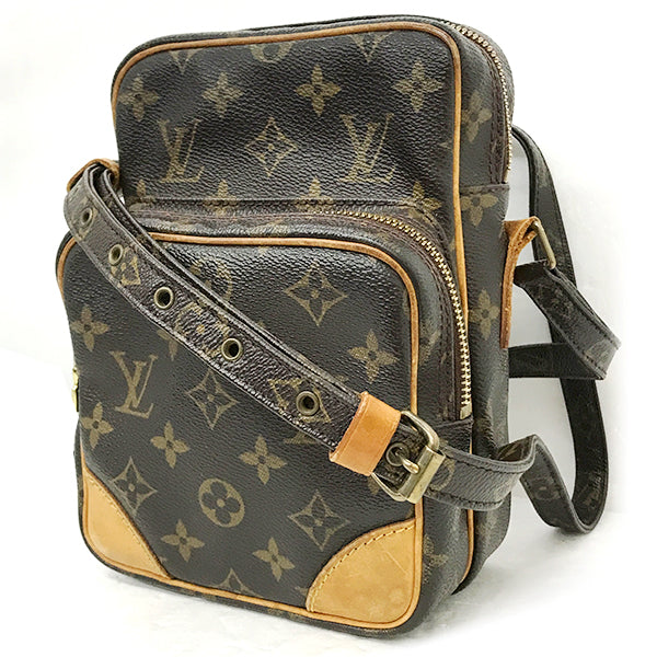 Louis Vuitton M45236 Amazon Shoulder Bag Monogram Canvas Brown Pre-owned