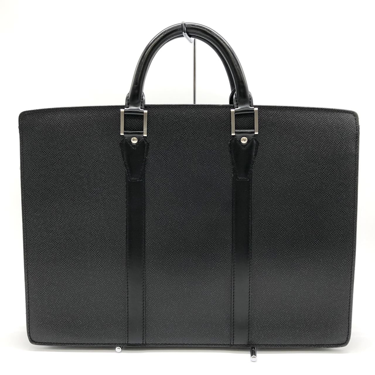 Louis Vuitton M30052 Porte Document Rosan Business Bag/Briefcase Taiga Leather Black Pre-owned