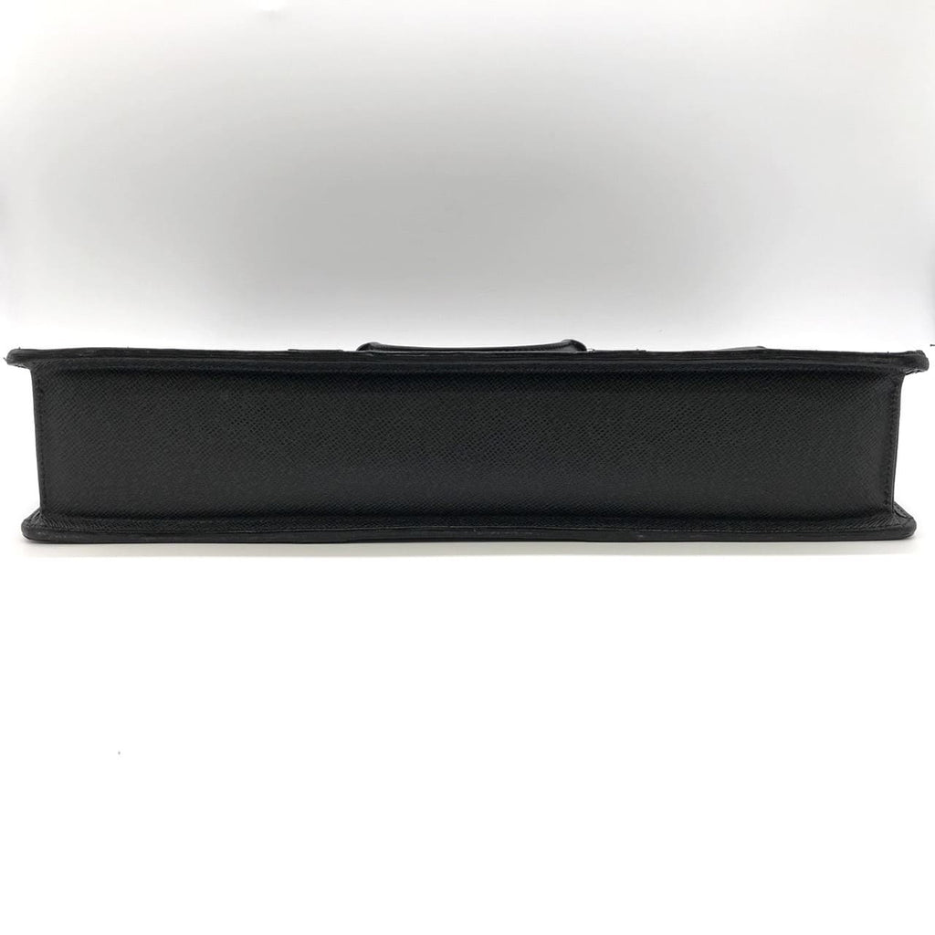 Louis Vuitton M30052 Porte Document Rosan Business Bag/Briefcase Taiga Leather Black Pre-owned