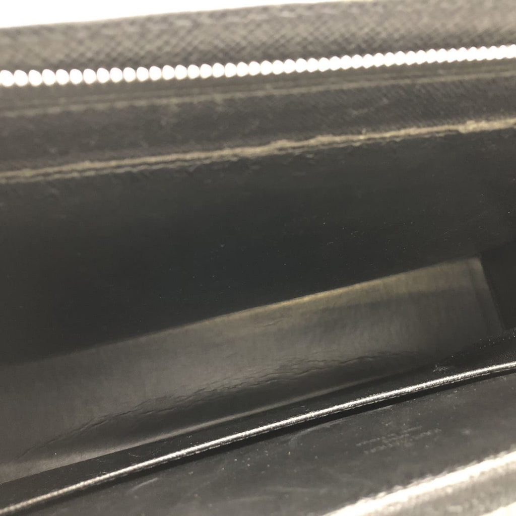 Louis Vuitton M30052 Porte Document Rosan Business Bag/Briefcase Taiga Leather Black Pre-owned