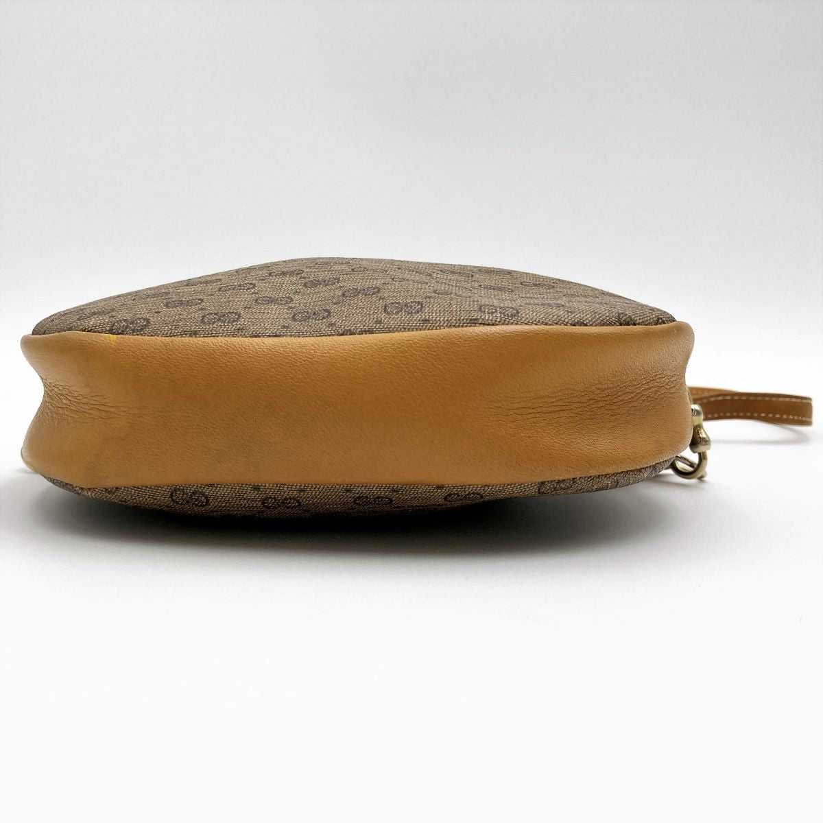 Gucci 007-400 Micro GG Shoulder Bag PVC Beige Pre-owned