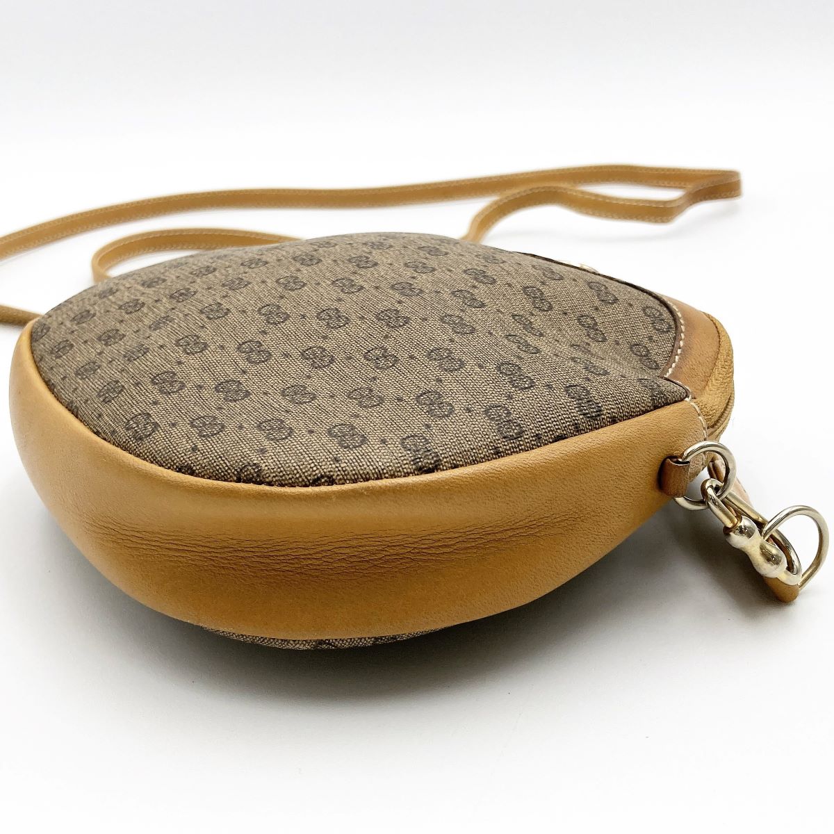Gucci 007-400 Micro GG Shoulder Bag PVC Beige Pre-owned