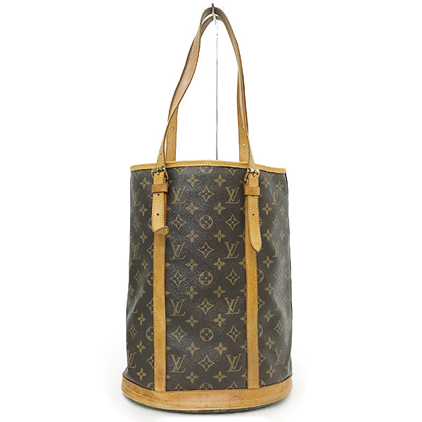 Louis Vuitton M42236 Bucket GM Shoulder Bag Monogram Canvas Brown Pre-owned