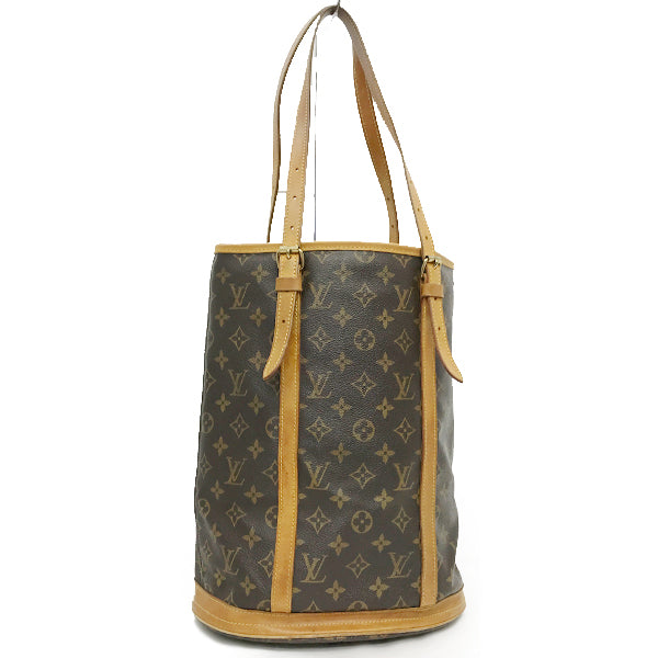 Louis Vuitton M42236 Bucket GM Shoulder Bag Monogram Canvas Brown Pre-owned