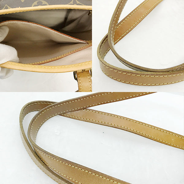 Louis Vuitton M42236 Bucket GM Shoulder Bag Monogram Canvas Brown Pre-owned
