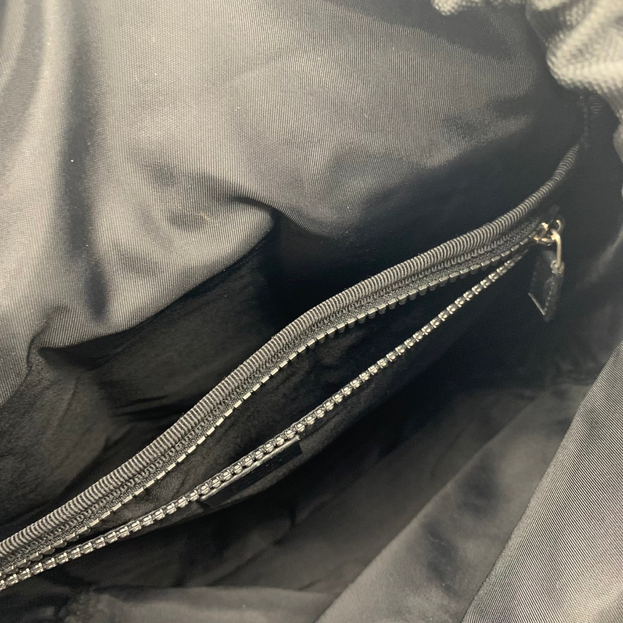 Gucci 450982 Embroidered Backpack/Daypack Nylon Black Pre-owned