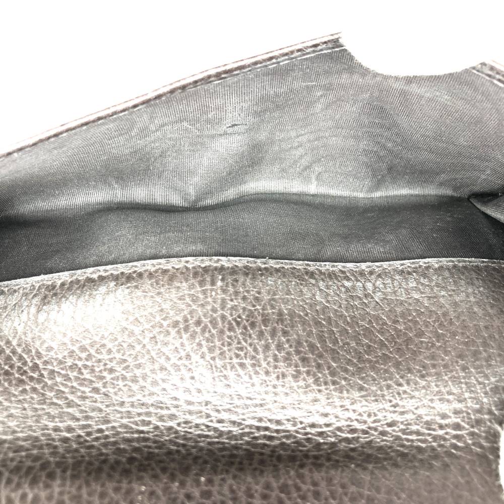 Gucci 231843 Interlocking G Long Wallet Leather Brown Pre-owned