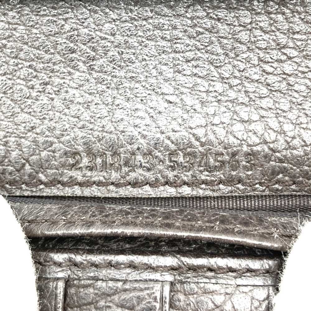 Gucci 231843 Interlocking G Long Wallet Leather Brown Pre-owned