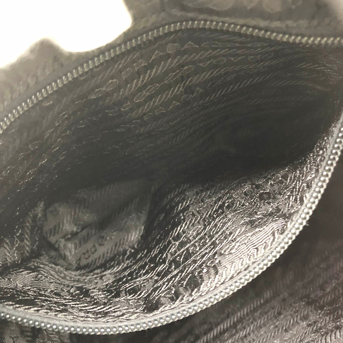 Prada Backpack Nylon Black Pre-owned