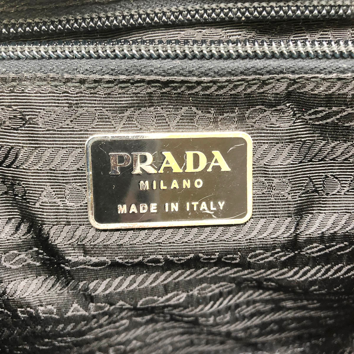 Prada Backpack Nylon Black Pre-owned