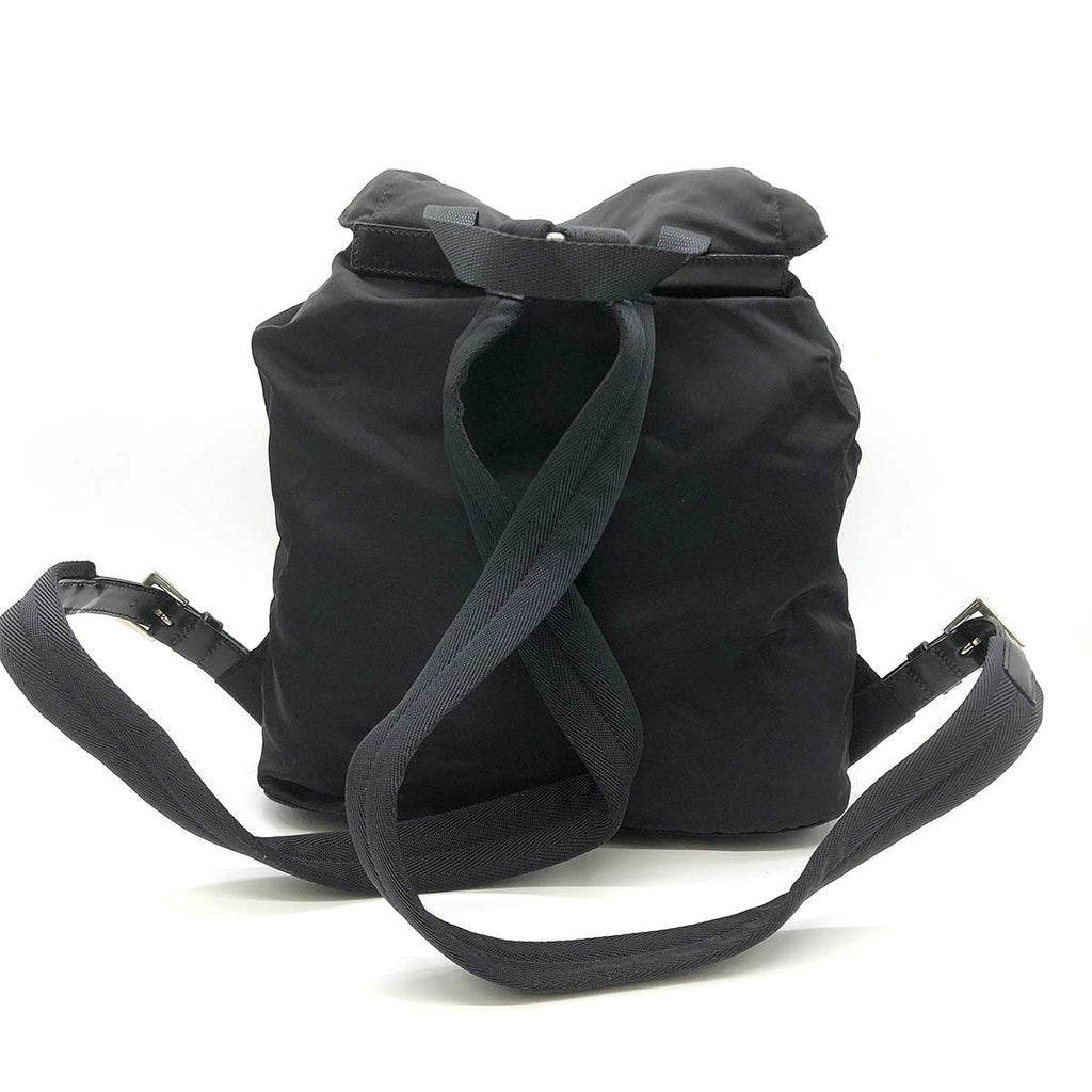 Prada Backpack Nylon Black Pre-owned