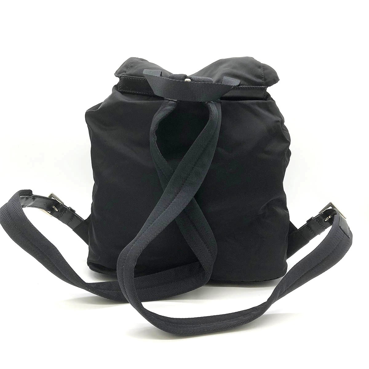 Prada Backpack Nylon Black Pre-owned