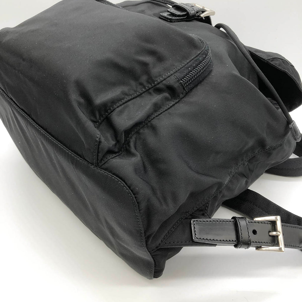 Prada Backpack Nylon Black Pre-owned