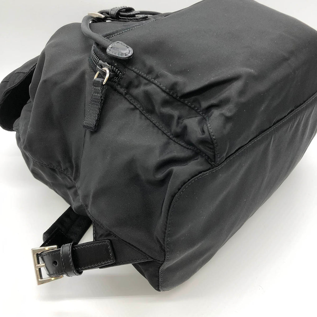Prada Backpack Nylon Black Pre-owned