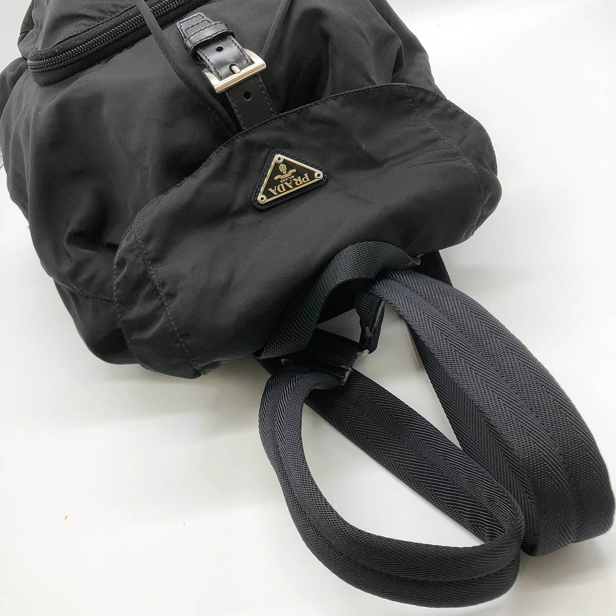 Prada Backpack Nylon Black Pre-owned