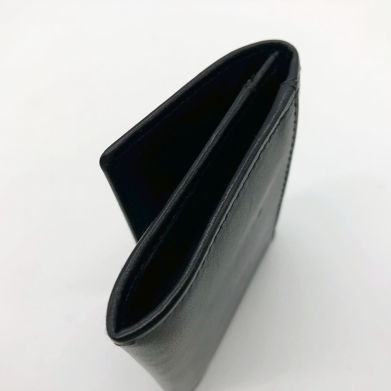 Salvatore Ferragamo Coin Case Leather Black Pre-owned