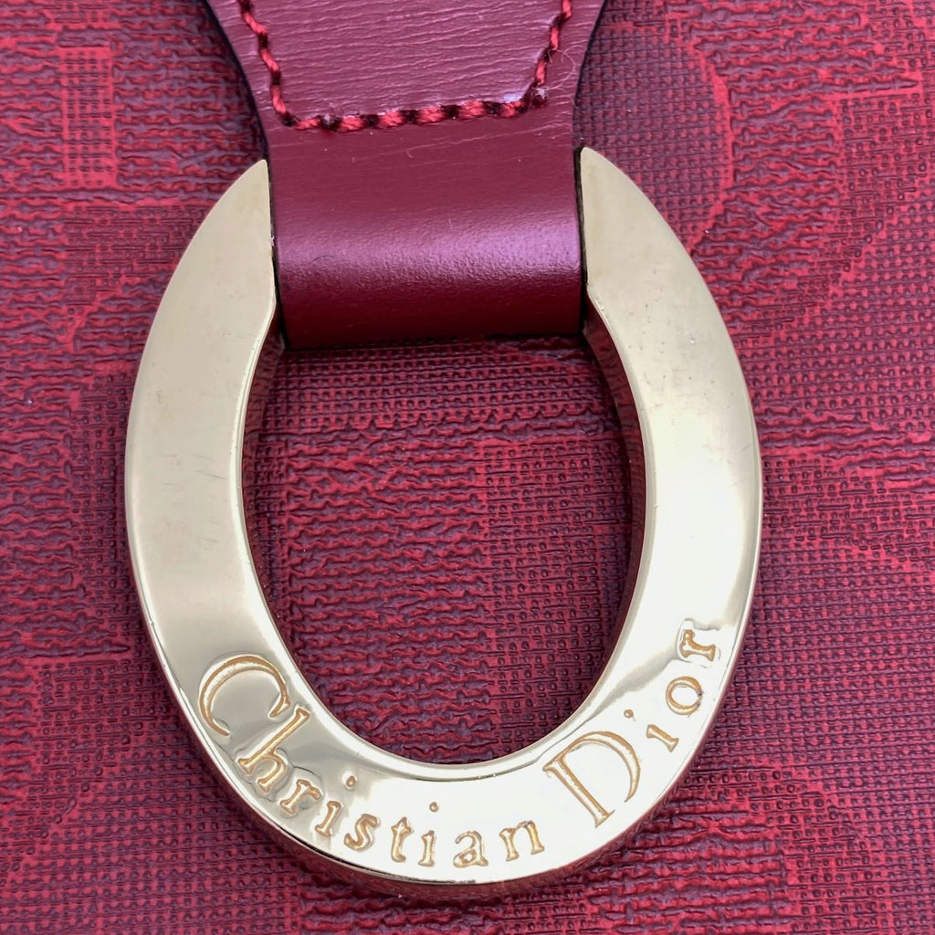 Dior Clutch Bag PVC Red Pre-owned