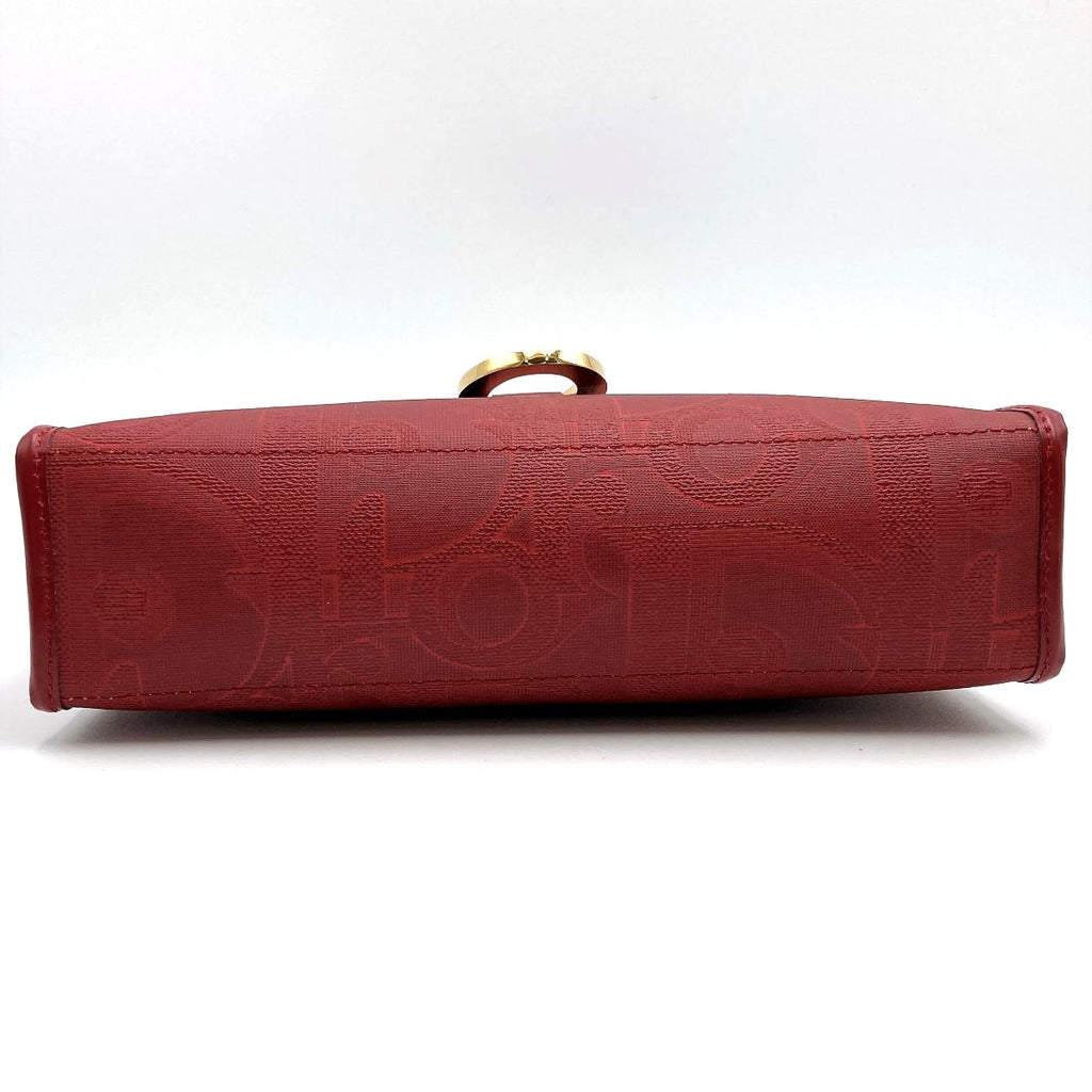 Dior Clutch Bag PVC Red Pre-owned